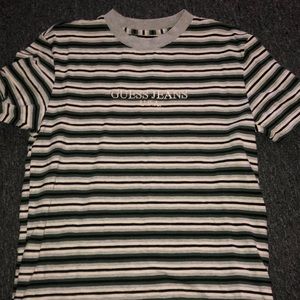 Guess jeans striped shirt